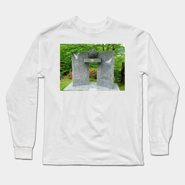 Nagasaki Peace Park Study 9 Long Sleeve T-Shirt by bobmeyers